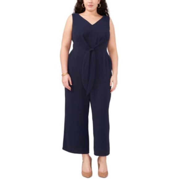 Vince Camuto Plus Size Island Oasis Tie Waist Jumpsuit – Size 1X NWT - Picture 1 of 2